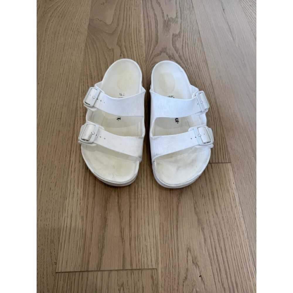Birkenstock White Unisex 43 Women’s Men’s Eva Rubber Birks Slip On Sandals Shoes